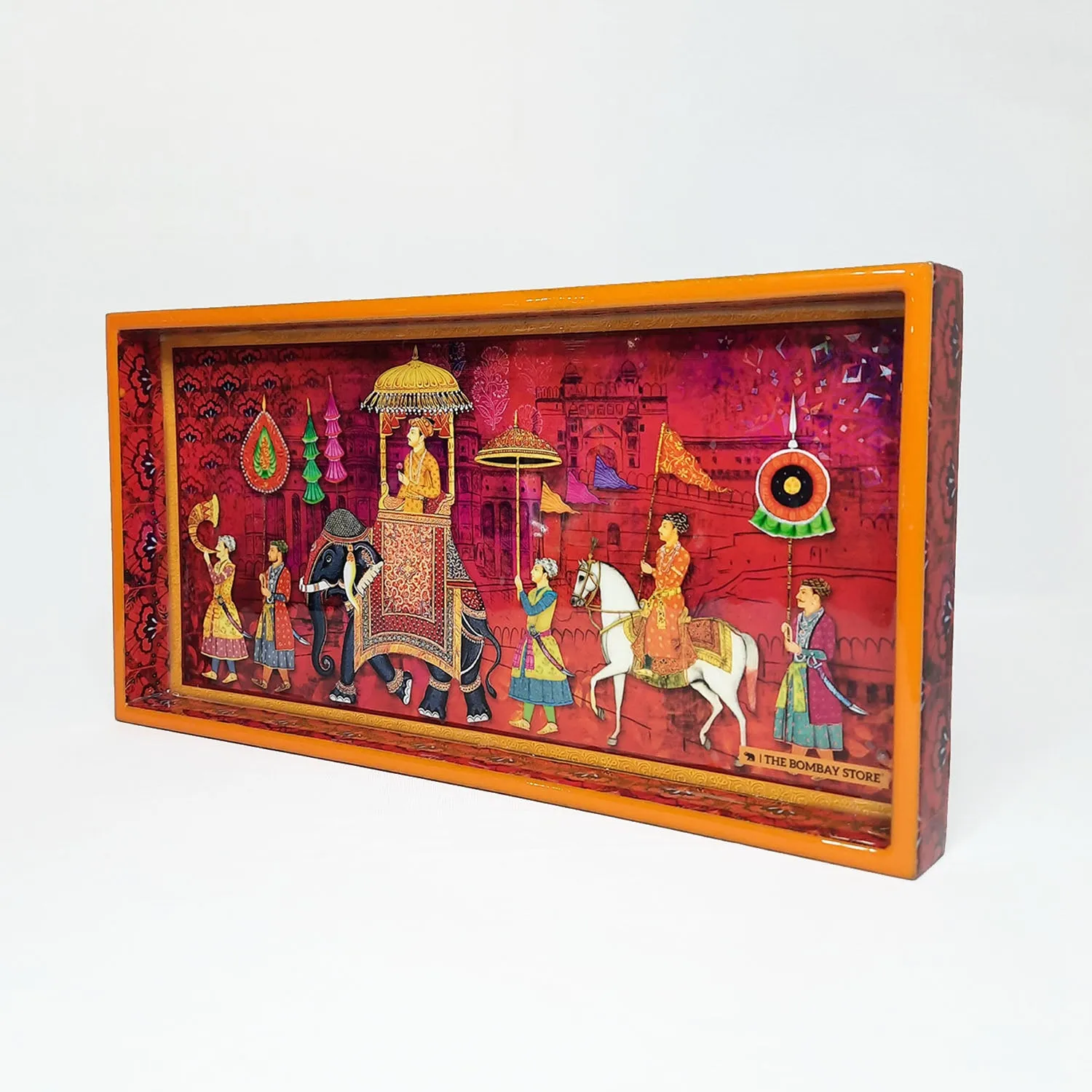 King Procession Rectangle Enamel Mini Tray