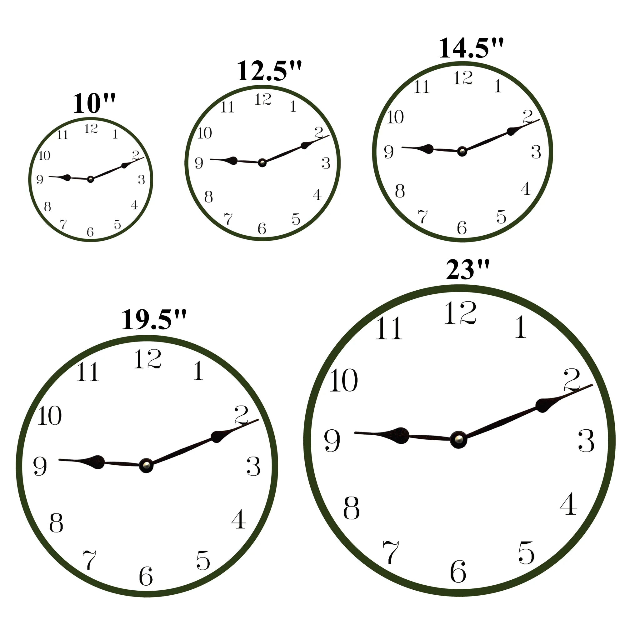 LAKE TIME Clock- Four Color Whatever Lake Time Clock