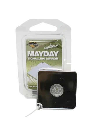 MAYDAY SIGNALLING MIRRORS - 4"  Heliograph