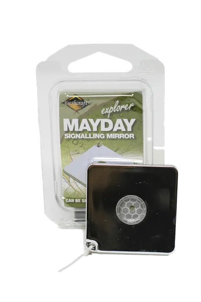 MAYDAY SIGNALLING MIRRORS - 4"  Heliograph