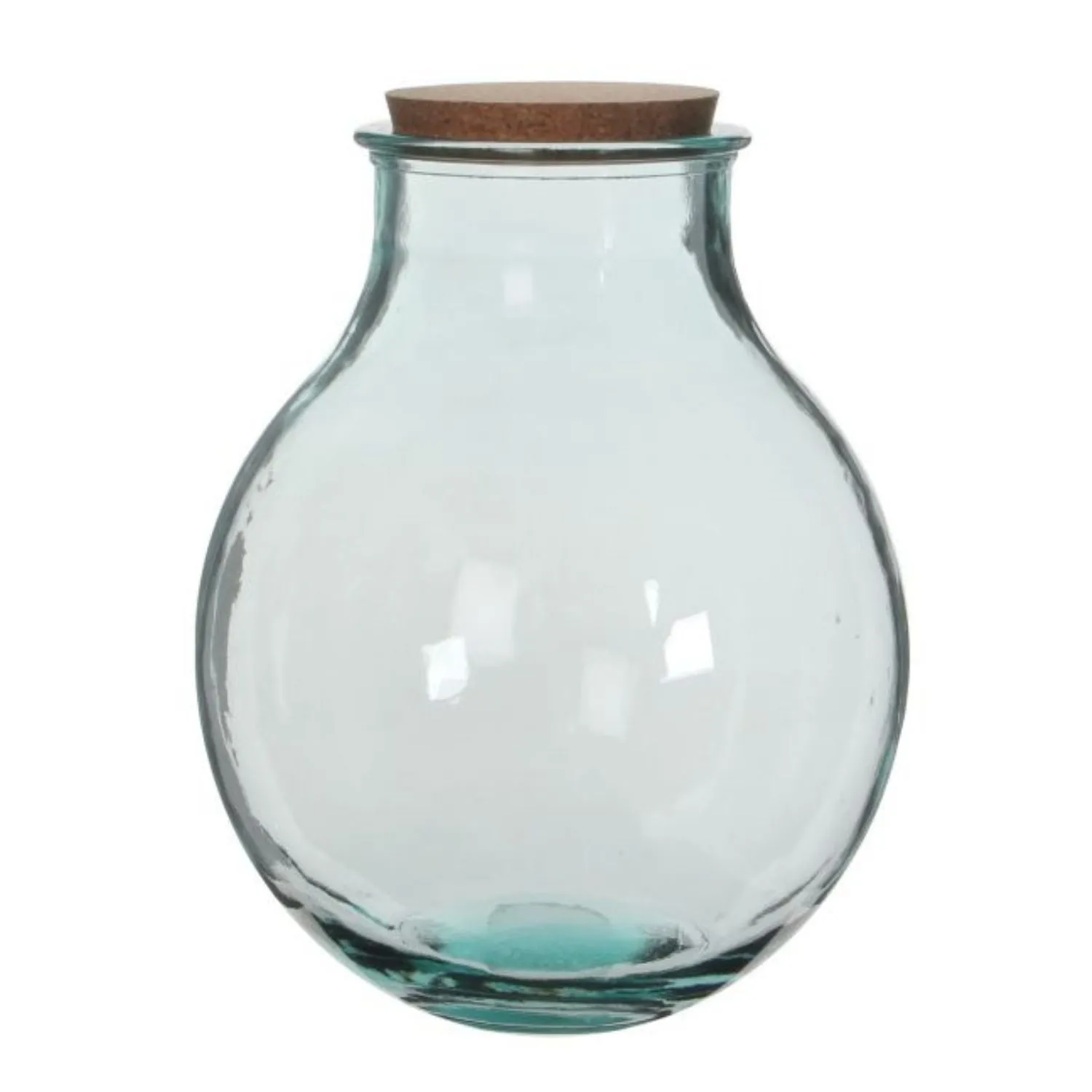 Mica Decorations 38cm Glass Olly Vase With Lid