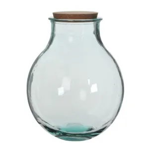 Mica Decorations 38cm Glass Olly Vase With Lid