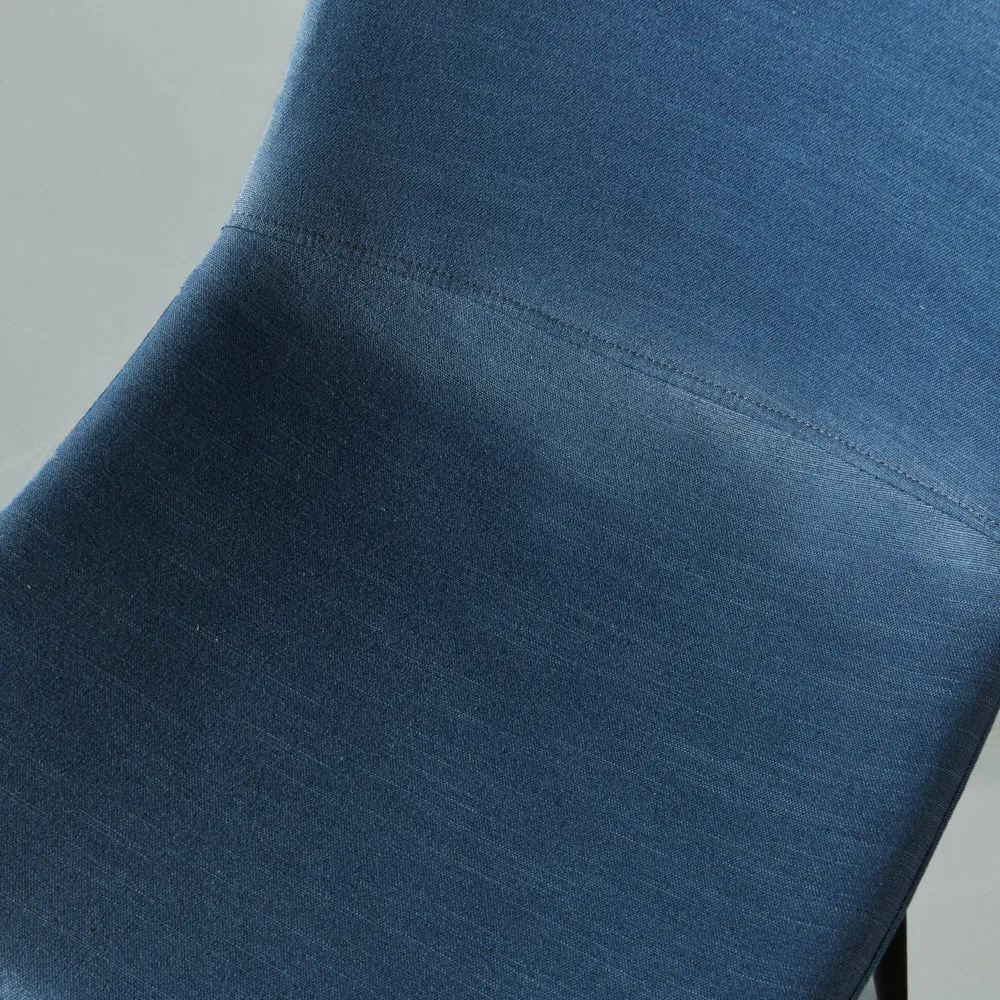 MILAN - Blue Fabric Dining Chair