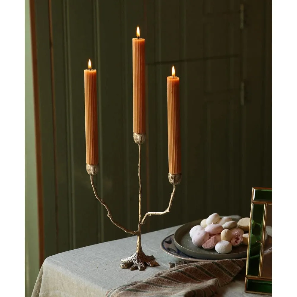 Misty Triple Candle Holder