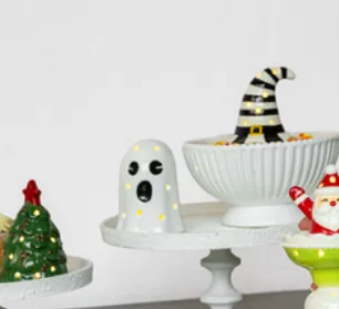 Mudpie Halloween Light-Up Sitters