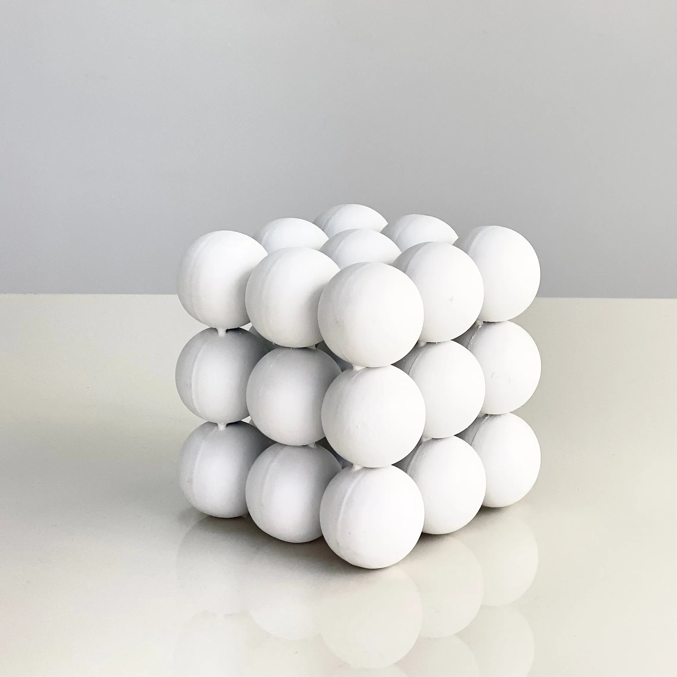 Multi Sphere White Cube