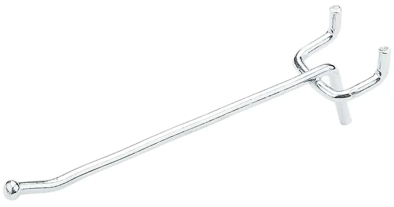 National Hardware N180-010 Peg Hook, 4 in, 1/4 in Opening, Steel, Zinc :CD 2: QUANTITY: 1