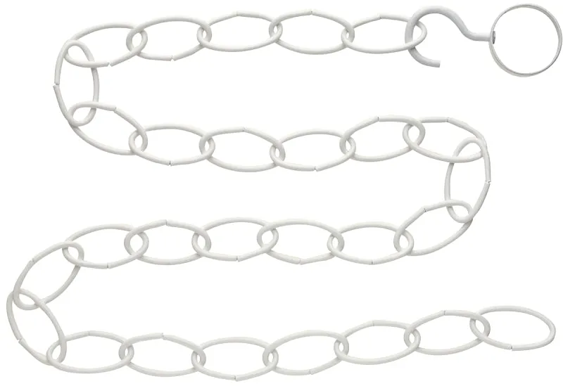 National Hardware V2660 Series N275-073 Extender Chain Kit, 36 in L, Steel, White :CD: QUANTITY: 1