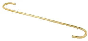 National Hardware V2668 Series N275-248 Extender S-Hook, 12 in L, Steel, Brass :CD: QUANTITY: 1