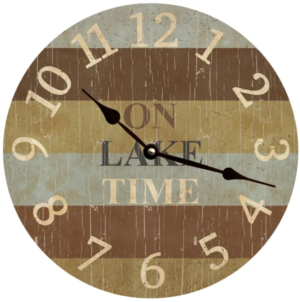 On Lake Time Wall Clock- Lake Themed Clock