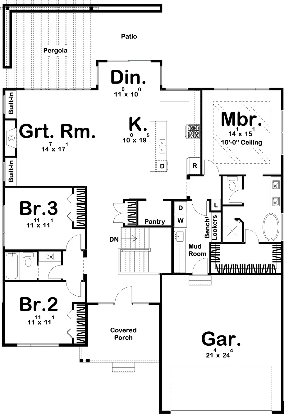 Open layout, cozy fireplace, luxurious owner's suite, future expansion!