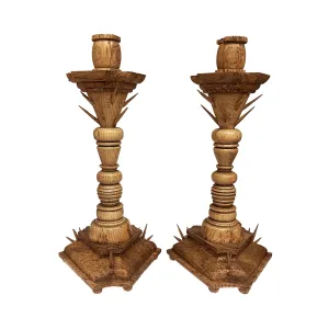 Pair of Rabat Candlesticks