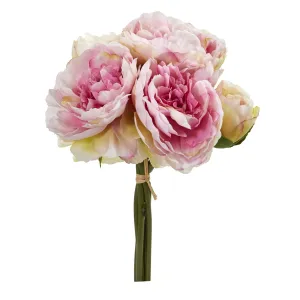 Peony Bouquet Artificial Flower (Set of 6)