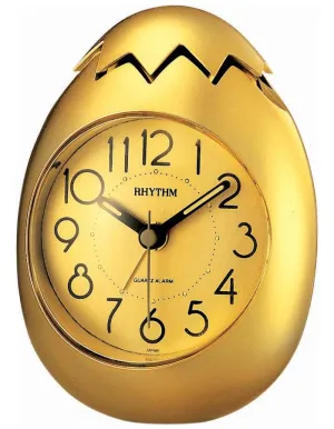 Rhythm Golden Egg Alarm Clock