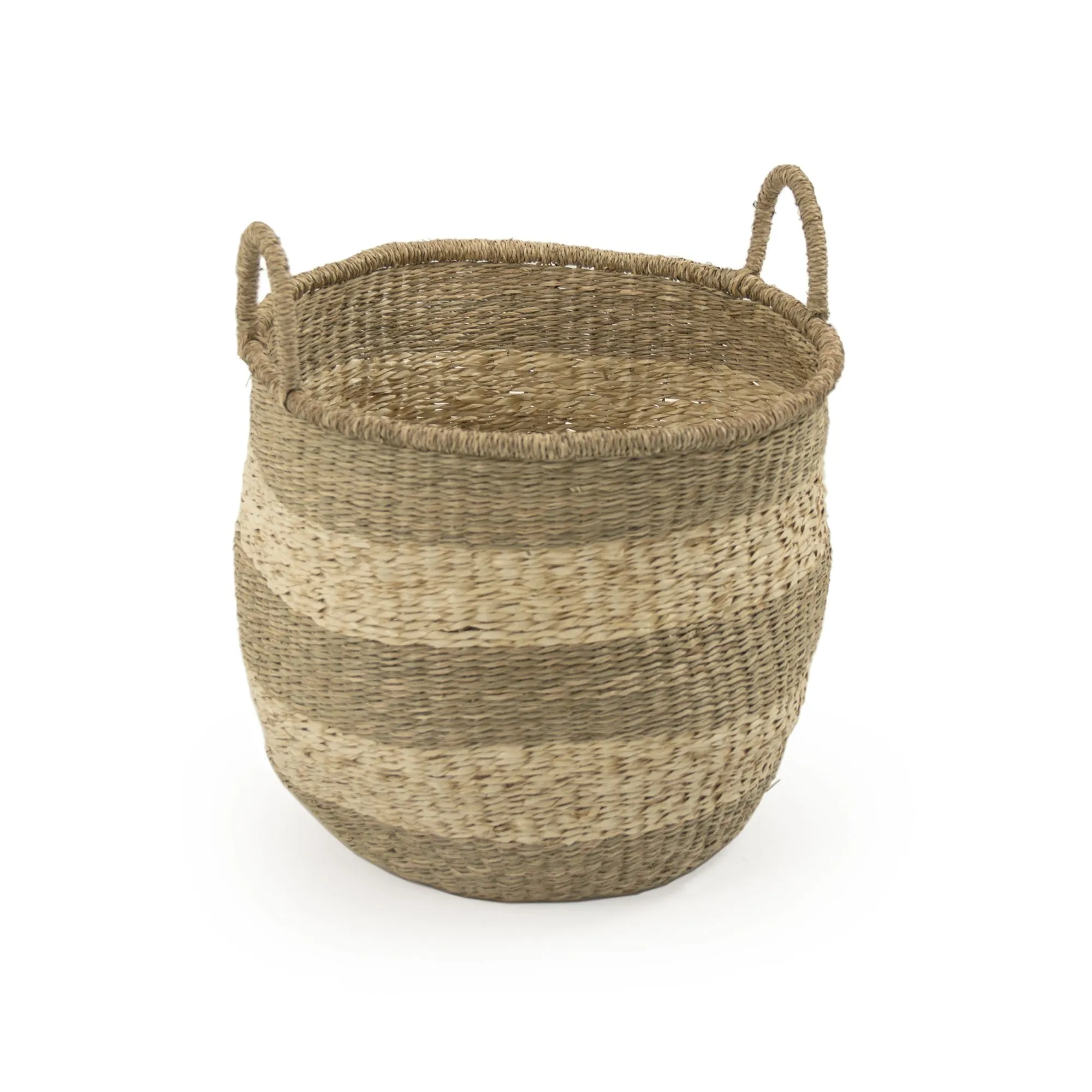 Rounded Basket w/ Handles by Zentique