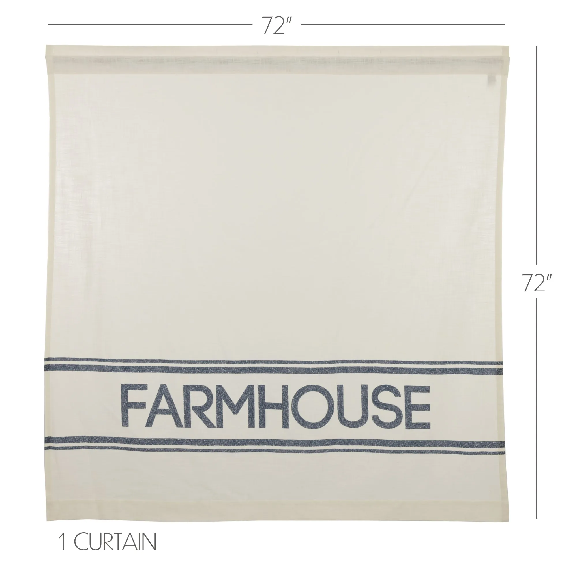 Sawyer Mill Farmhouse Shower Curtain 72x72