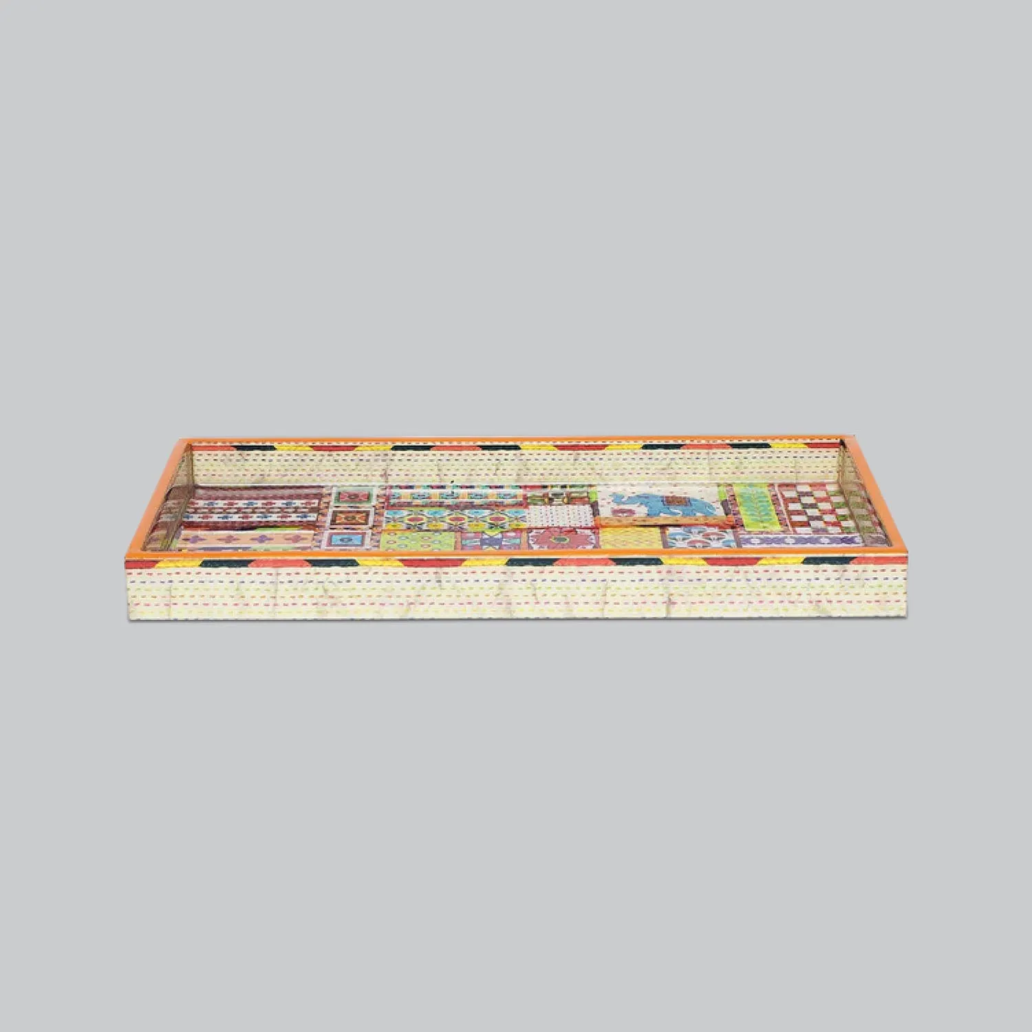 Sui Dhaaga Rectangle Enamel Mini Tray