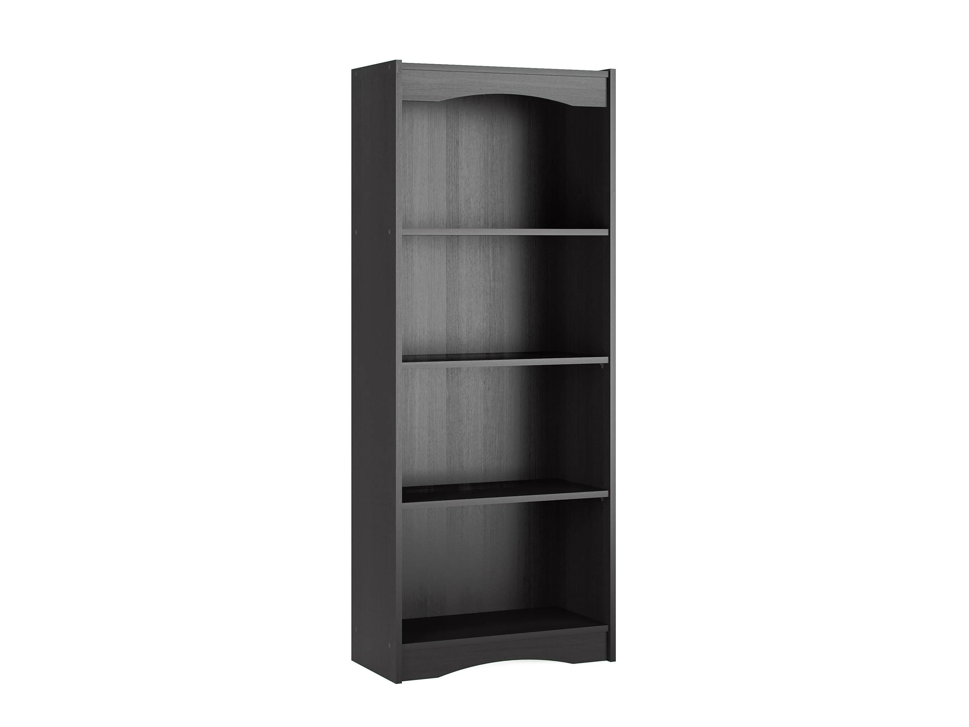 Tall Bookcase in Black, 60"