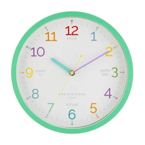 Tell the Time Clock Mint | 30cm