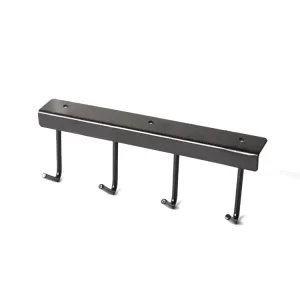 TOPQ Side Shelves Set / Rail with 4 Hooks