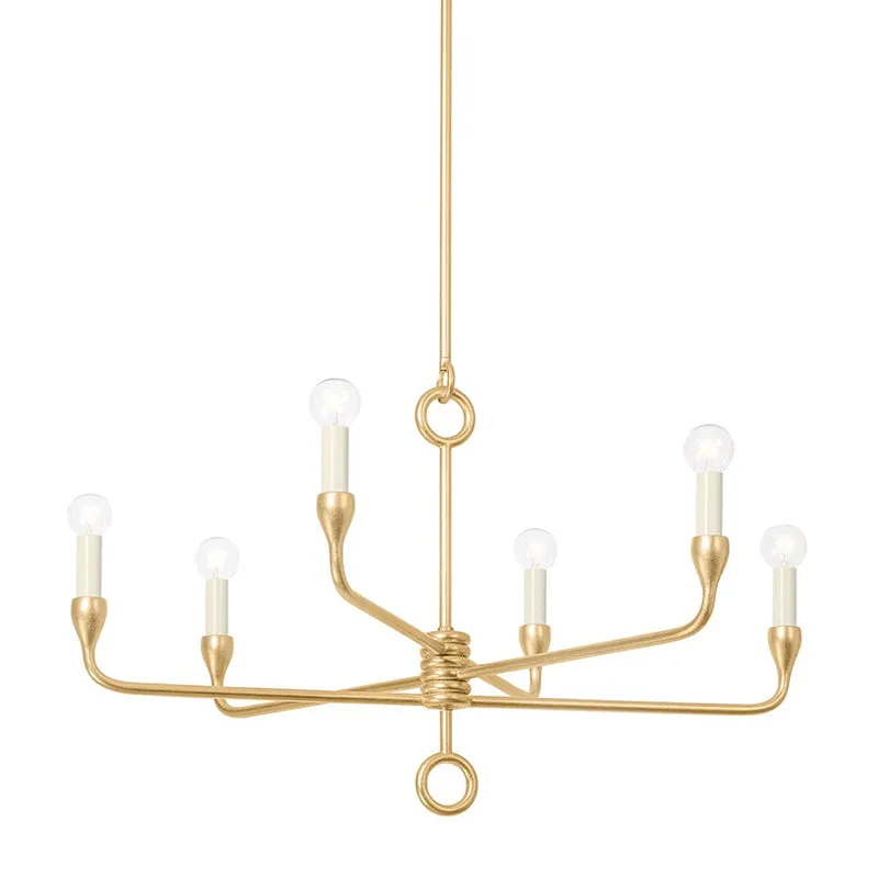 Troy F9531 Orson 6-lt 31" Chandelier