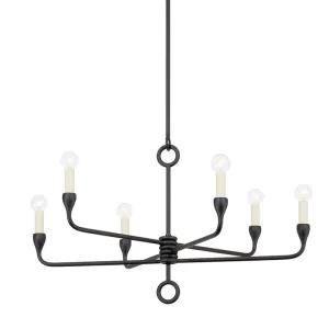 Troy F9531 Orson 6-lt 31" Chandelier