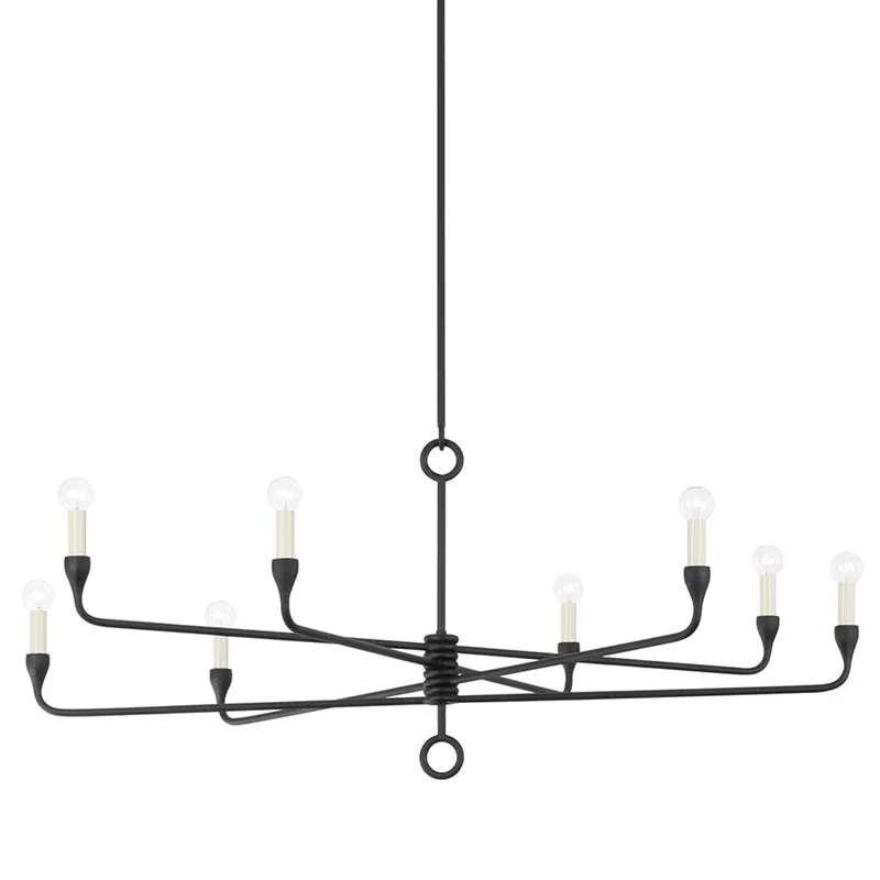 Troy F9542 Orson 8-lt 42" Chandelier