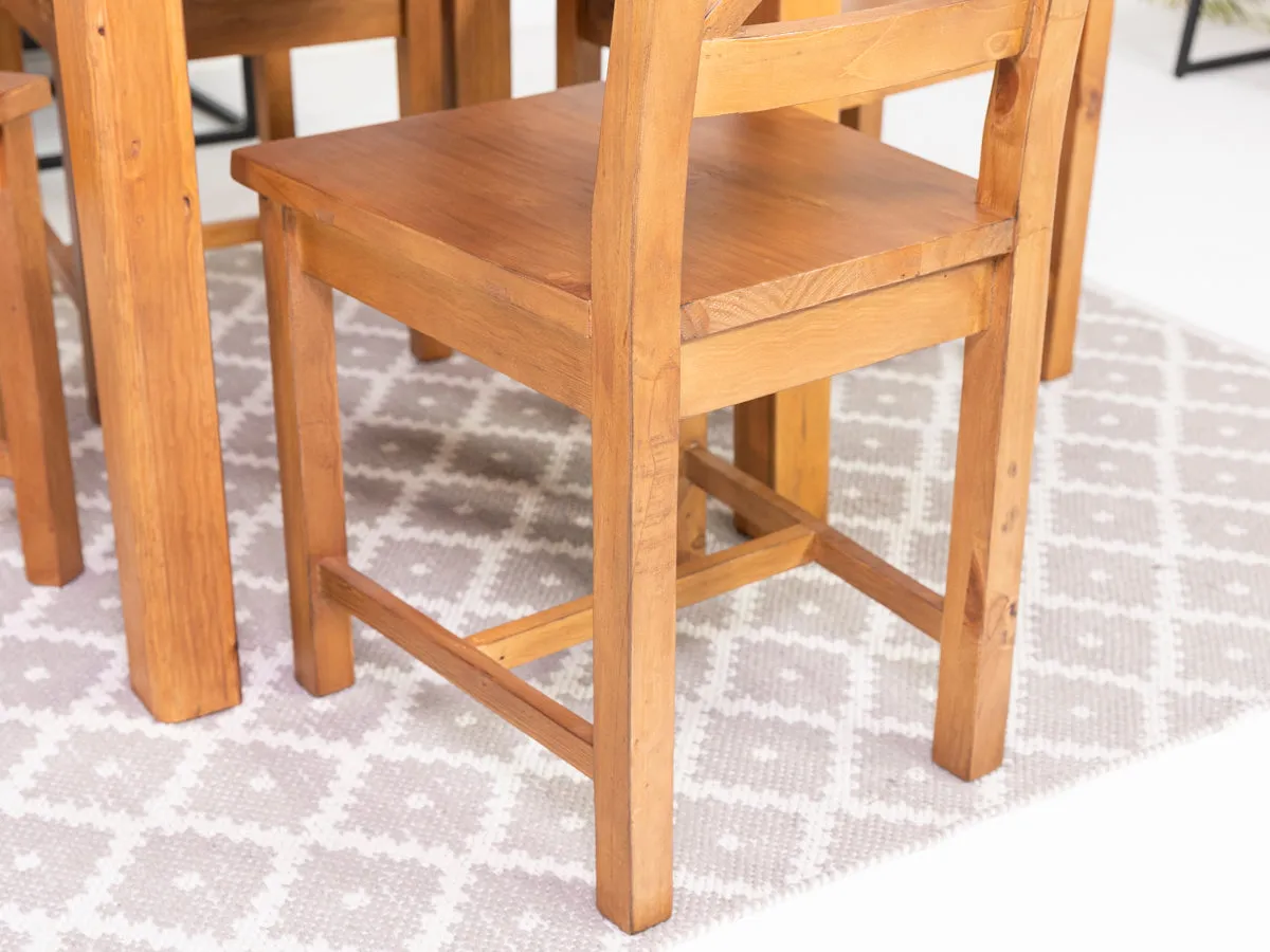 Tulsa Round Dining Table & Tulsa Cross Back Dining Chairs