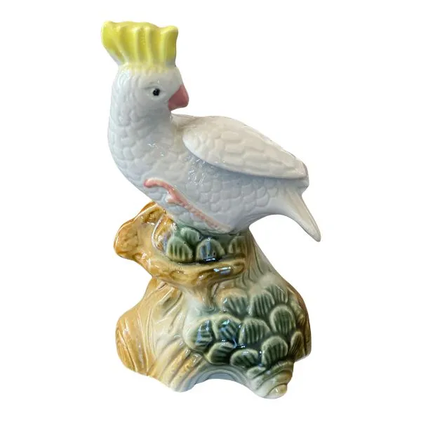 Vintage Parakeet / Bird Figurine