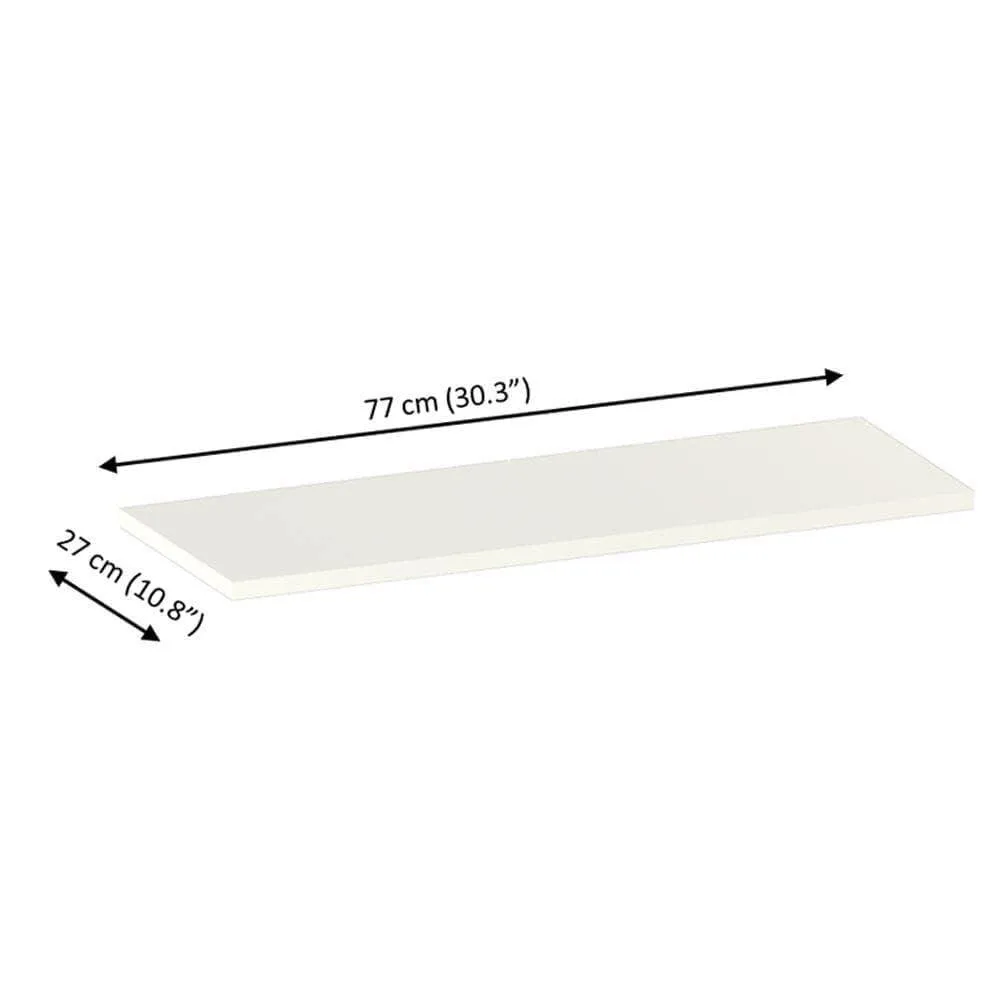 Wall Shelf X80, Add Alpha Bookshelf, Frosty White