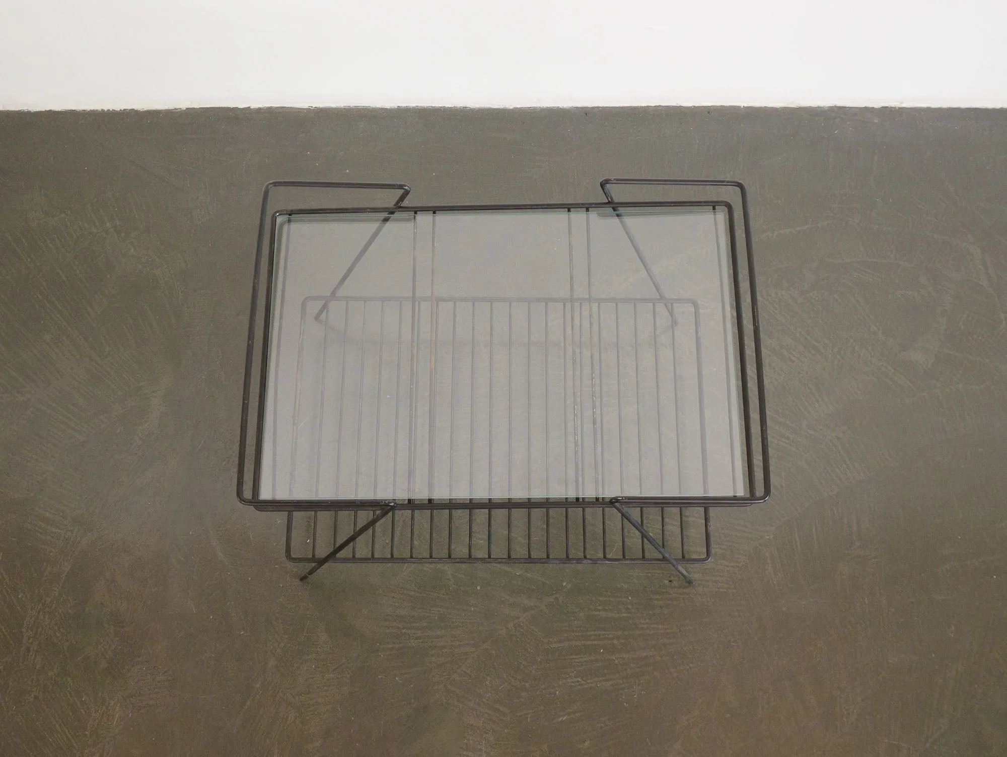 Wire and Glass Table