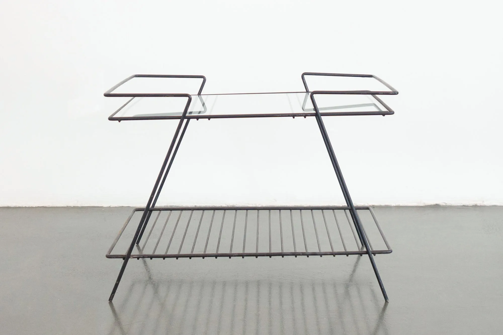 Wire and Glass Table