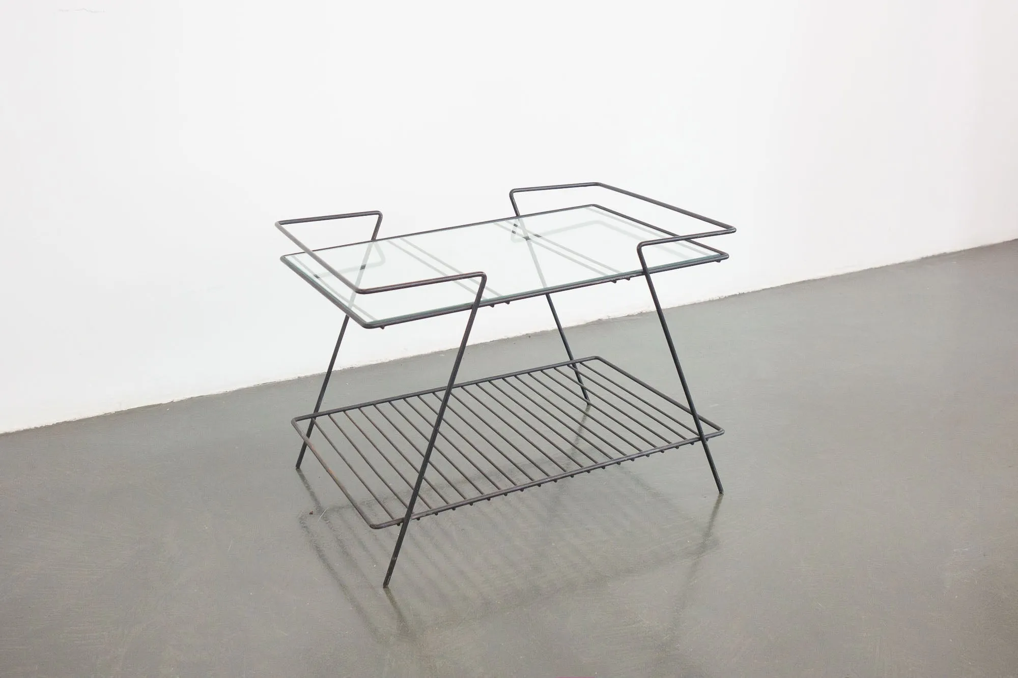 Wire and Glass Table