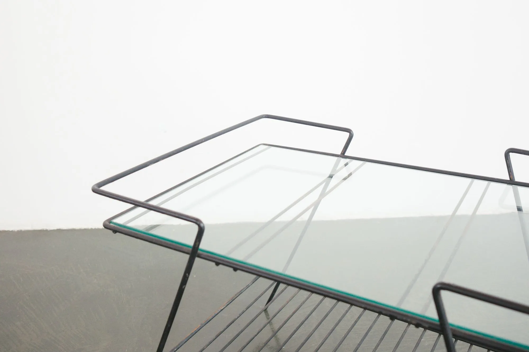 Wire and Glass Table